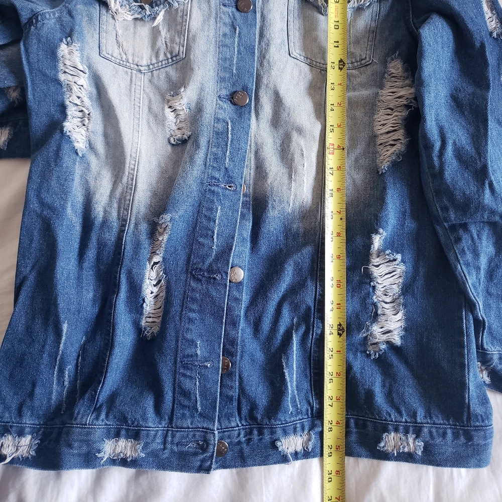 Denim Jacket distressed - Picture 5 of 6
